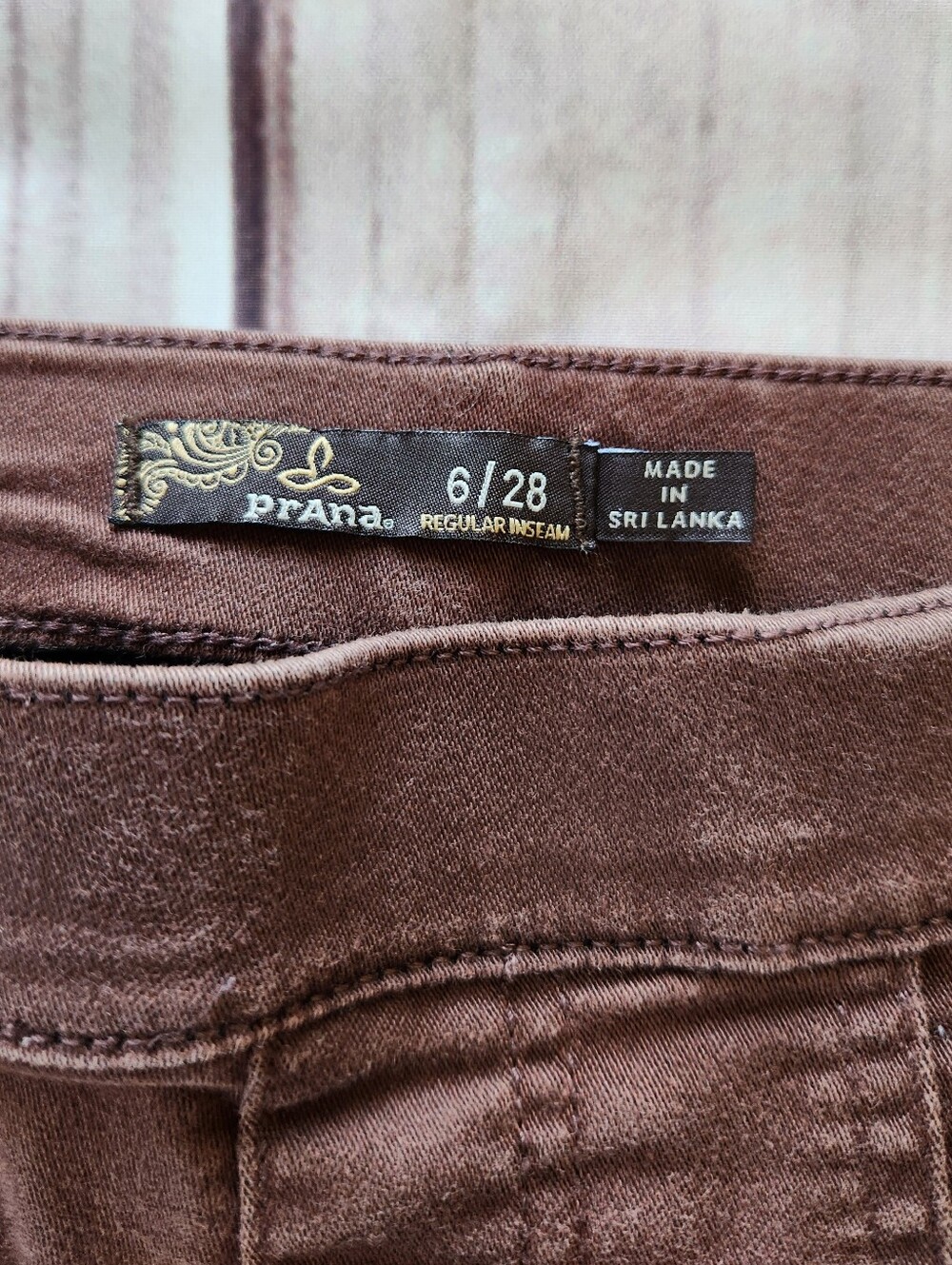 Prana "Jordy Jegging" Pull-on Pant Legging Faded Red | Women's Size 6 - Picture 7 of 13